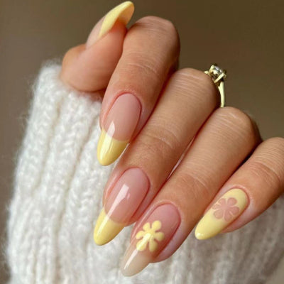 Brightening French Ombre Nails with Salon-Luxe Finish